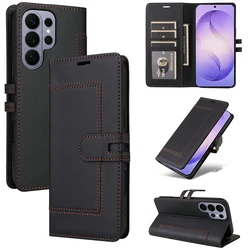 For Samsung Galaxy S26 Ultra Case Leather Wallet Holder Card Magnet Cover Samsung S26 Plus Case Phone S26 S 26 Ultra Funda