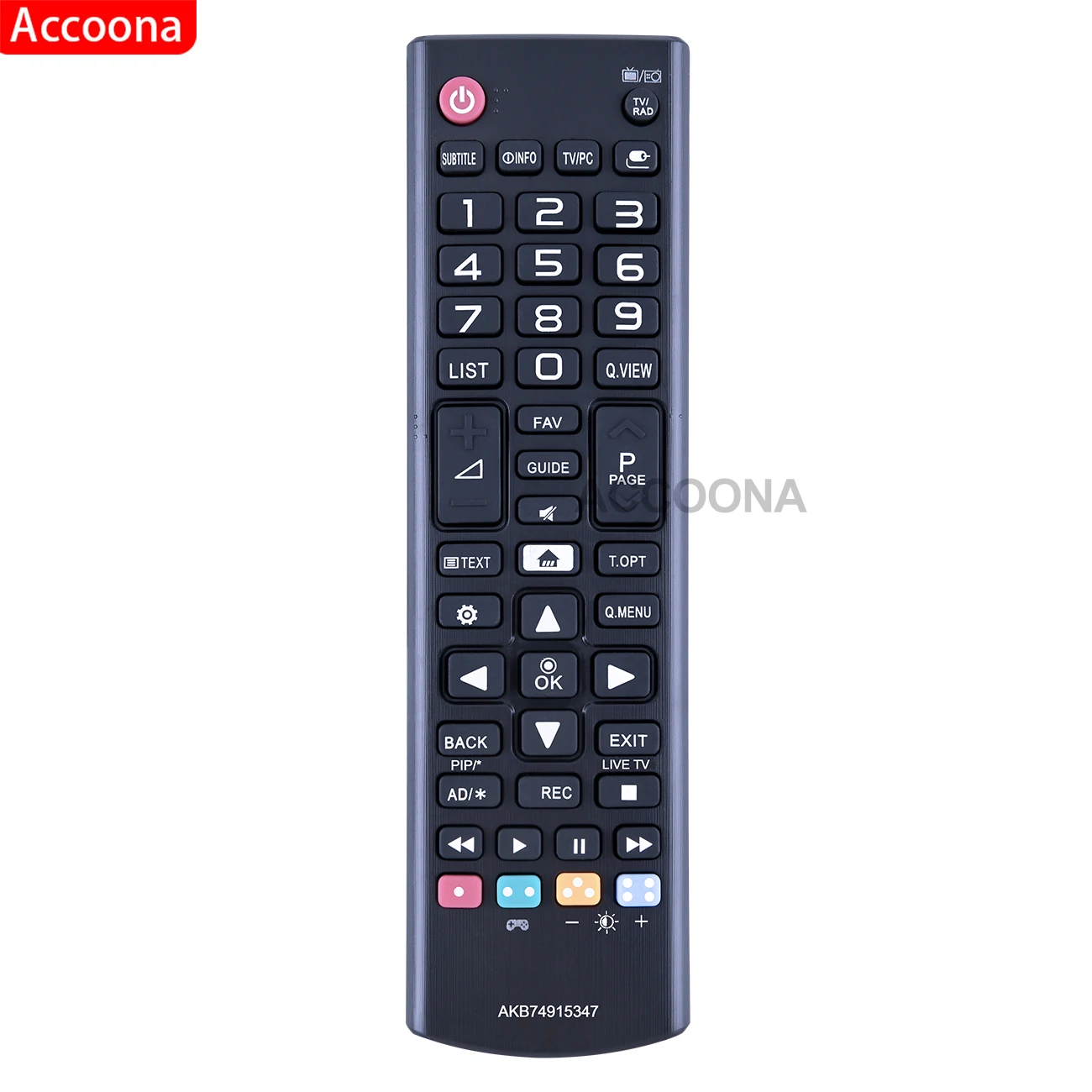 استبدال جهاز التحكم عن بعد ل 32LJ550B ، 32LJ550M ، 24LJ480U ، 24MT4 ، H6S2 ، AKB74915347