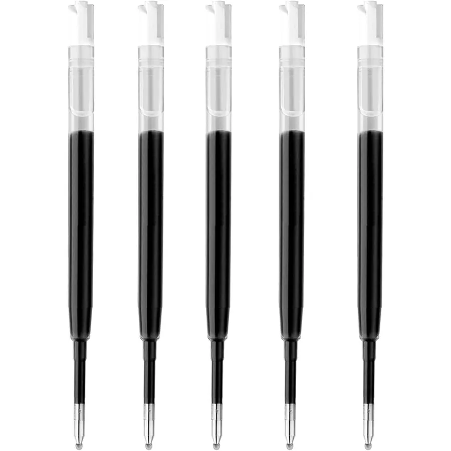 

G2 Gel Ink Pen Refills for Retractable Gel Pens Gel Ink Rollerball Pens 0.5mm Fine Point Pack of 5 Black