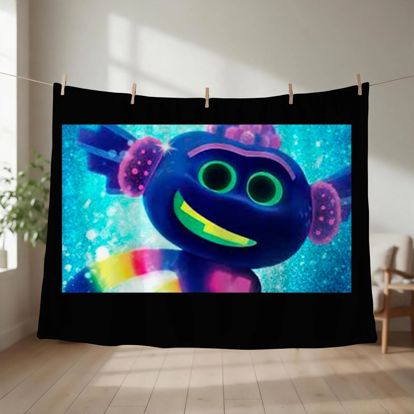 King trollex Throw Blanket Nap warm for winter Cute Plaid Beach Blankets