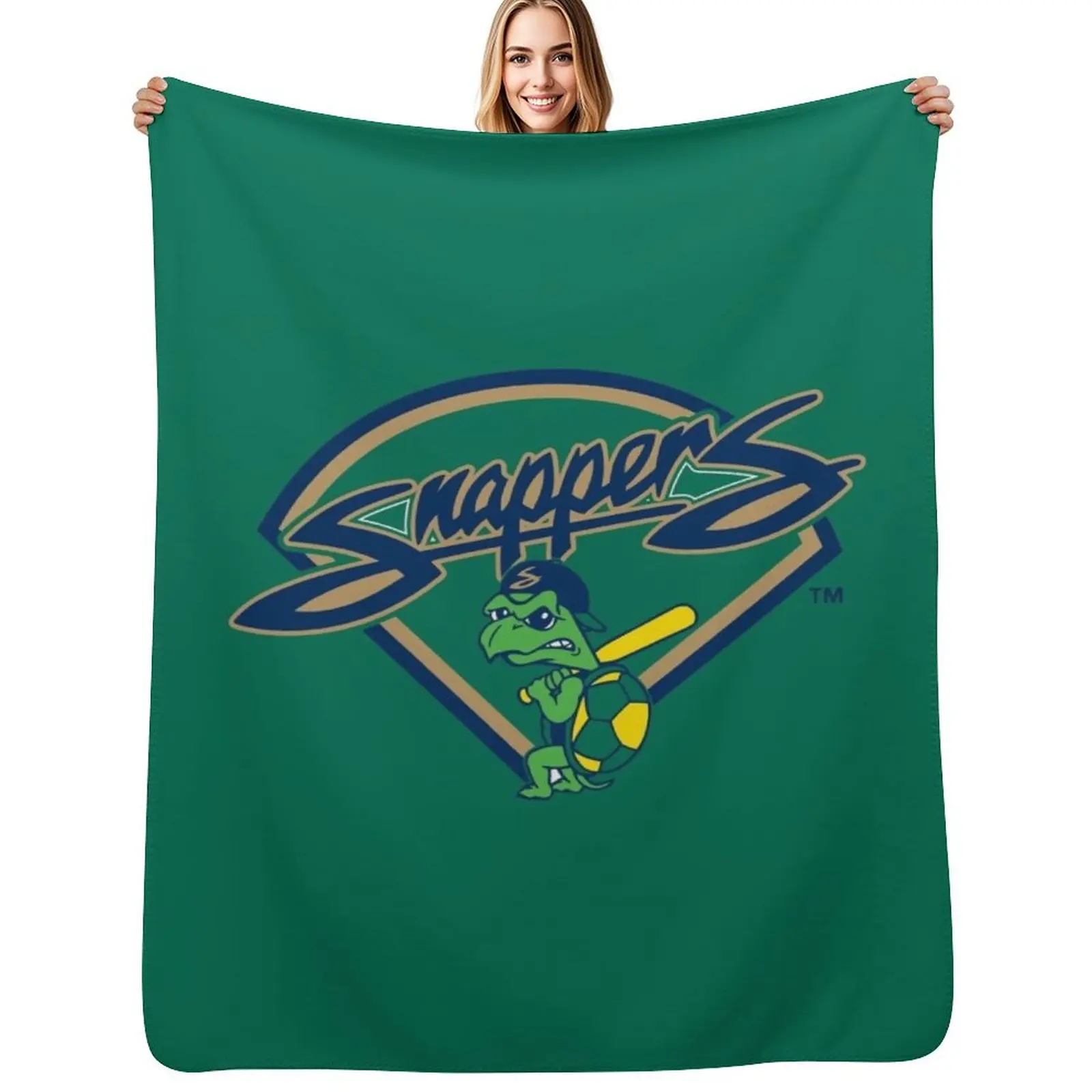 the Beloit Snappers Throw Blanket Fade Resistant Durable Throw Blanket