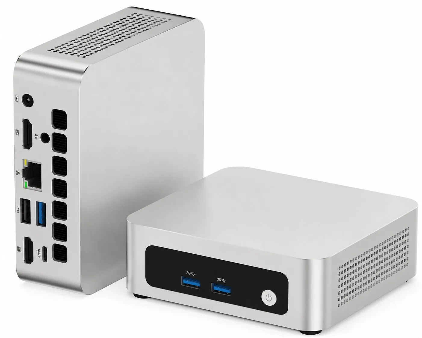 SZBOX Intel Core 3 304 Mini PC LPDDR5X 12GB 2*M.2 SSD Windows 11 Pro 2.5G LAN WiFi6 BT5.3 Desktop Office MINI PC Gamer Computer