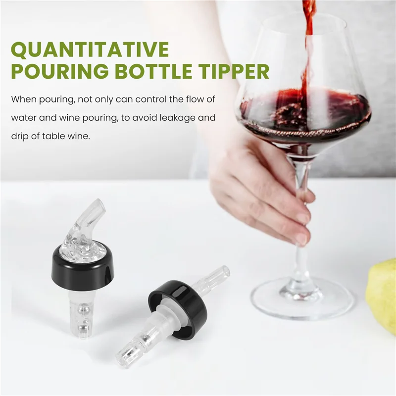 Verseur de bouteille mesuré automatique de 1Oz, 4 pièces, verseur de mesure d'esprit, distributeur de boissons, vin, Cocktail, outils de Bar à domicile-AT64