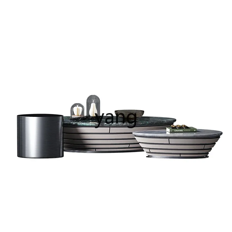 LTT pebble coffee table living room home light luxury high-end design sense whole house matching