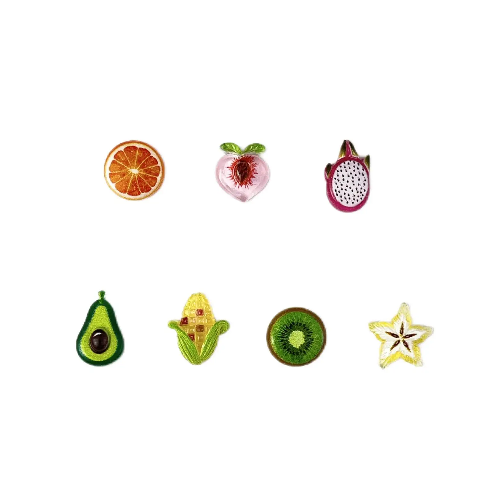 Resina Kawaii Fruit Acessórios para Unhas, Mini Ornamento Cereja, Encantos da Jóias, Decoração Nail Art, Flatback Manicure Peças, Verão, 20Pcs