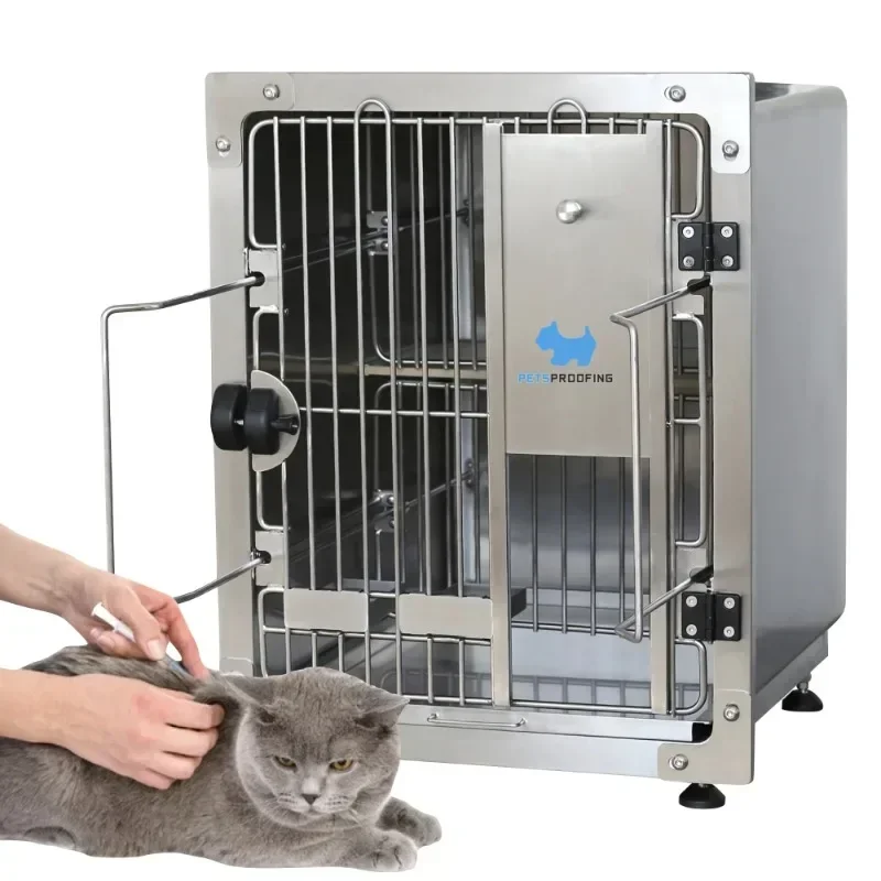 

Petsproofing Supplies veterinary Animal multifunction Vet Cat Restriction vaccination Cage clinic Crate
