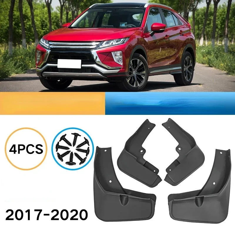 

1 Set Car Mud Flaps Fit for Mitsubishi Yige Eclipse Cross 2017-2020 Splash Mudguard Front Rear Fender Protector Auto Accessories