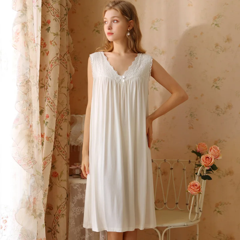 Nightgowns Women's Clothing Homewear Summer Thin Elegant Sexy Comfortable Casual Breathable Simple Stylish Versatile Loose Fit