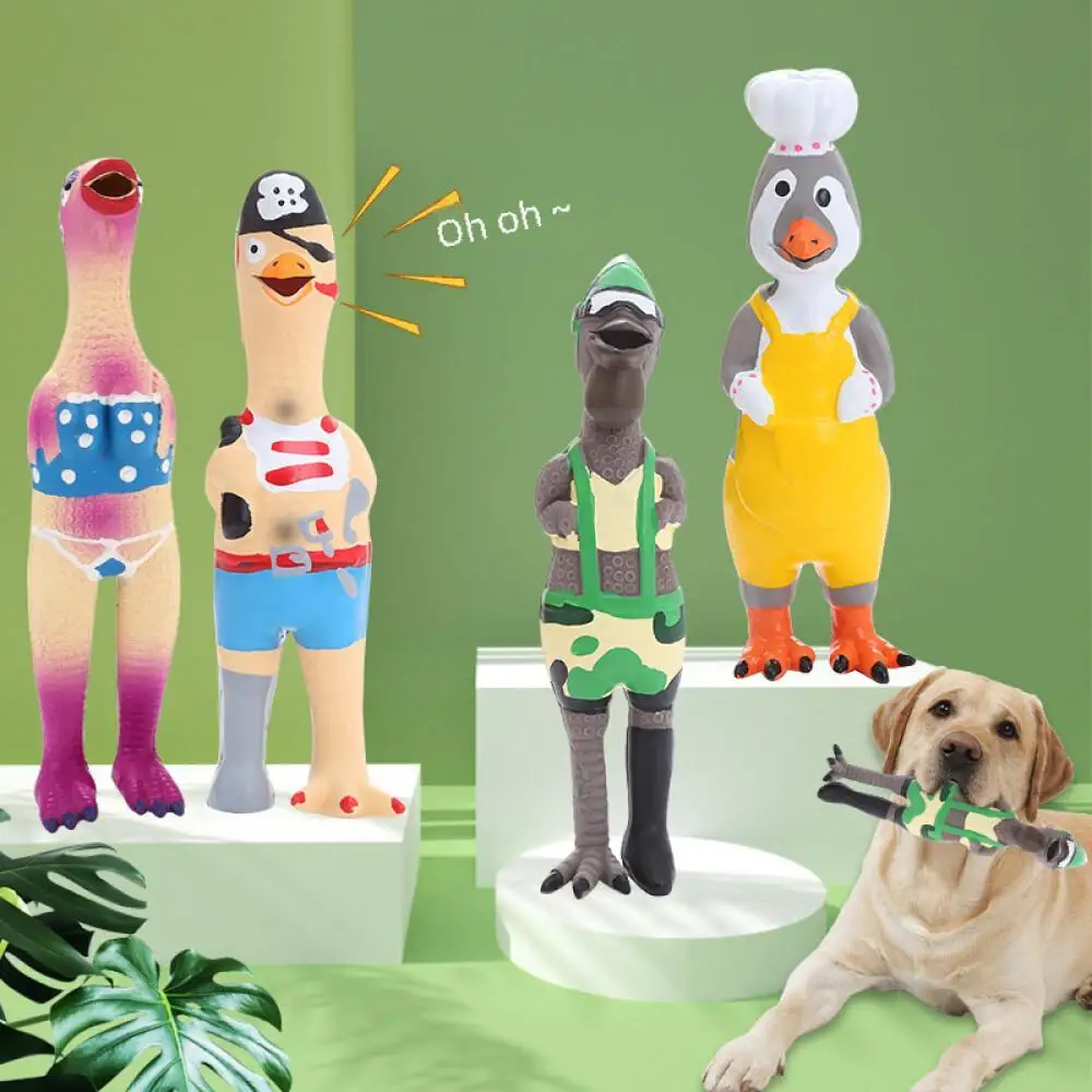 

Amusing Dog Toy Latex Sounding Novelty Pet Supplies Funny Chicken Pirate Themed Factory Wholesale Price