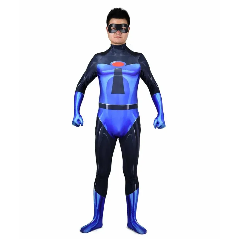Classique unisexe M. Costume incroyable les indestructibles 2, Costume de Cosplay de super-héros pour Halloween, body Zentai de haute qualité NM33