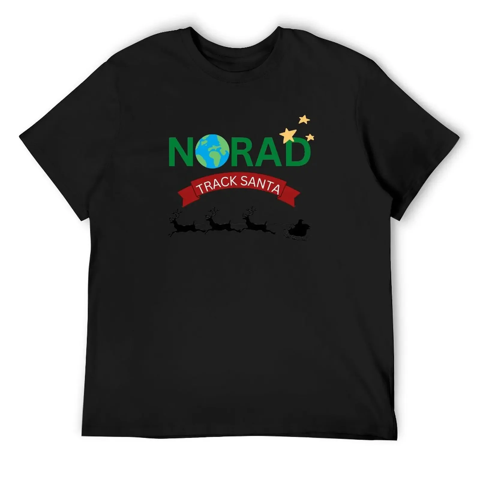 Norad track santa design T-Shirt vintage t shirts custom t shirt oversized t shirt men