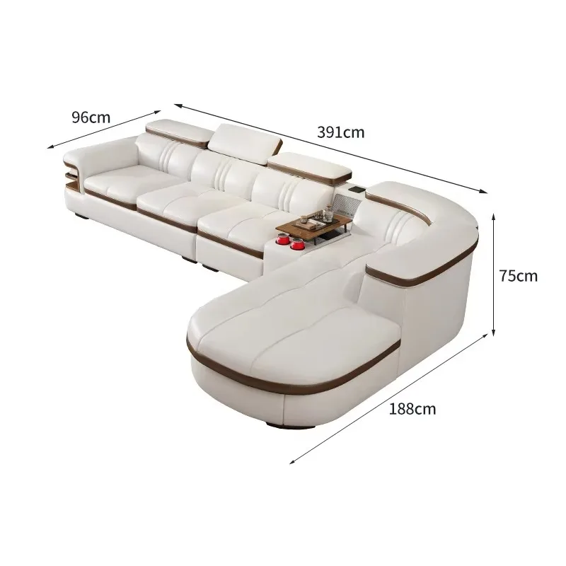 أرائك غرفة المعيشة الفاخرة متعددة الوظائف مريحة وأنيقة على الأرض وأريكة بسيطة وسادة شقة أثاث Woonkamer Banken #5