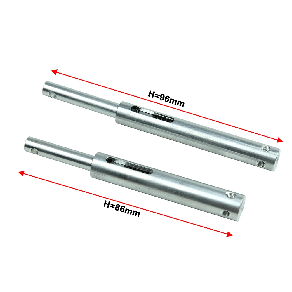 3PCS SkyArea H86/96MM Aluminum Alloy Anti-Vibration Landing Gear Legs Shock Absorber Straight Rod for RC Fixwing Plane Aircraft