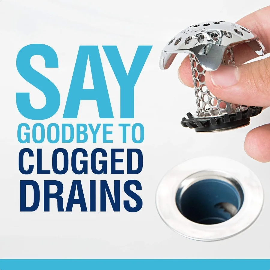 SinkShroom Protezione di scarico per lavandino da bagno ultra rivoluzionaria in acciaio inossidabile