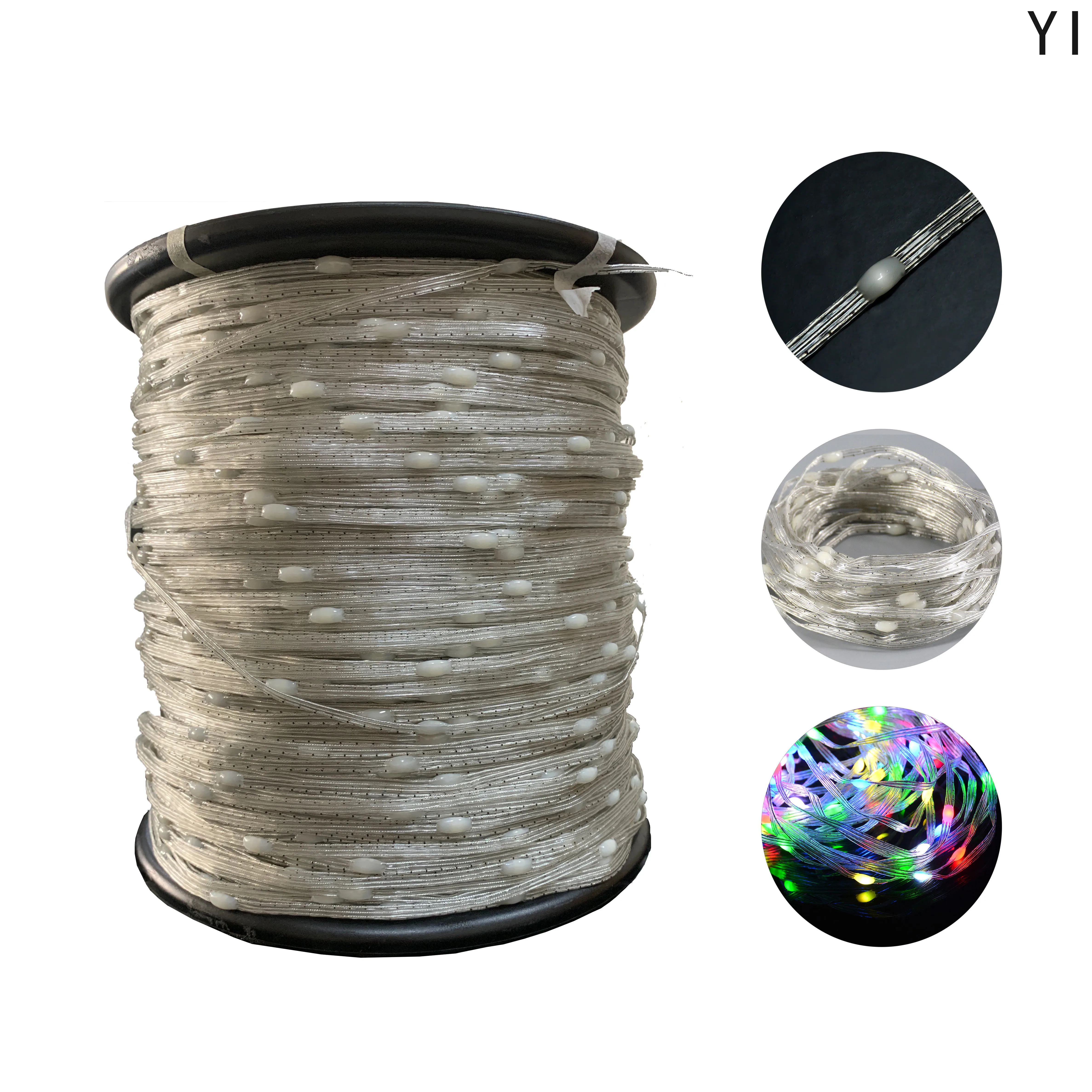 

YYHC Wholesale WS2811 RGB Full Color Programmable LED Pixel String Lights Waterproof Cuttable Smart Christmas Outdoors Point Lig