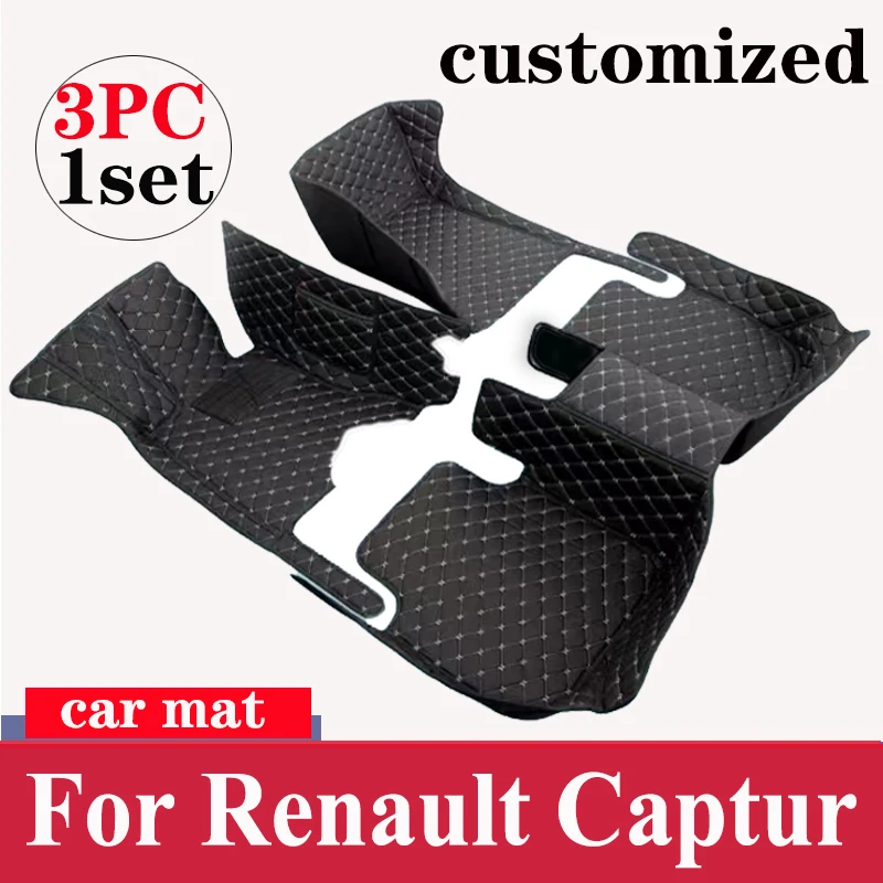 

Автомобильные коврики под заказ для Renault Captur 2014, 2015, 2016, 2017, автомобильные подкладки для ног, автомобильный коврик cover