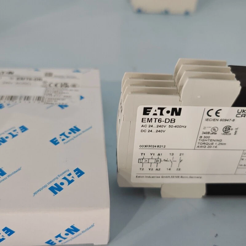 Eaton Muller EMT6-DB Thermal Overload Relay 24-240V 3A IEC UL CSA Certified | Machine Overheat Protection DIN Rail Mount