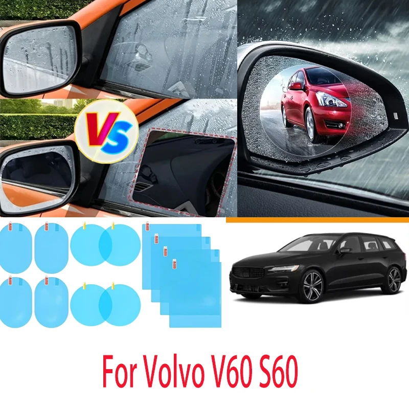 

For Volvo V60 S60 Car and motorcycle rearview mirror waterproof anti fog defrosting transparent window waterproof film