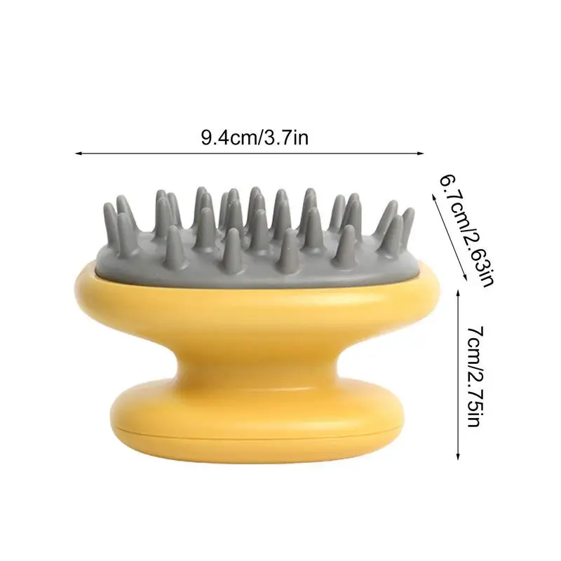 고무 헤드 바디 두피 마사지 브러시, 실리콘 샴푸 브러시, 헤어 워싱 빗, 샤워 브러시, 목욕 스파 마사지 브러시, 헤어 브러시