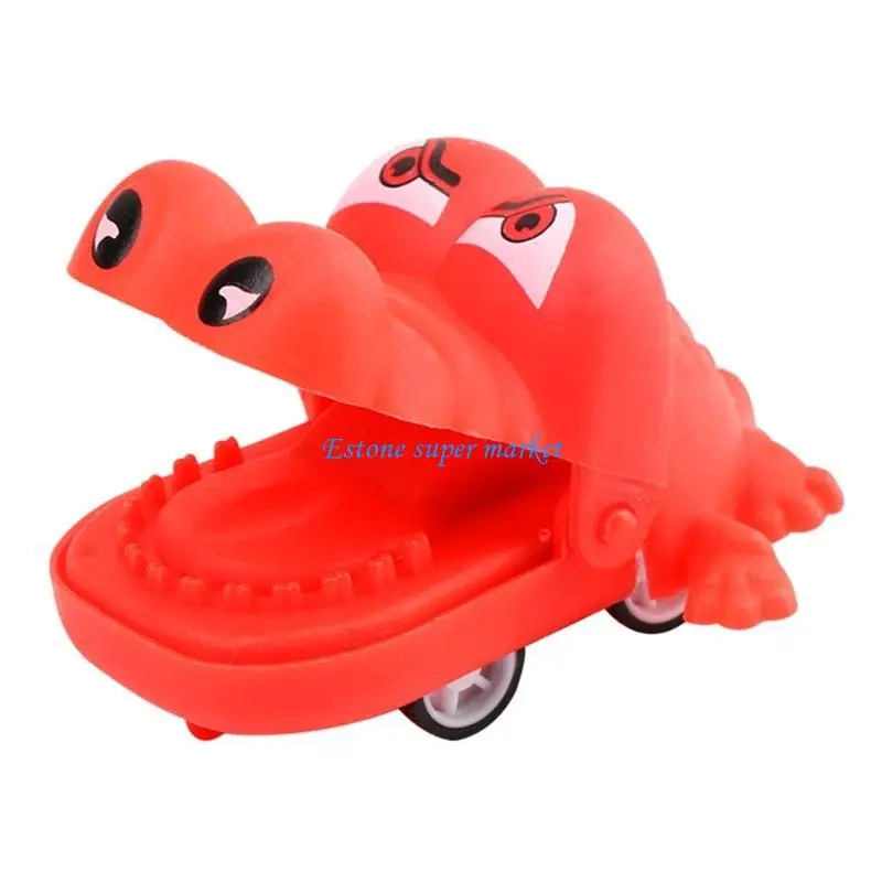 

090B Animals Pull Back for Cars Toy for Crocodile Dog Hippo Biting Finger Games Gift