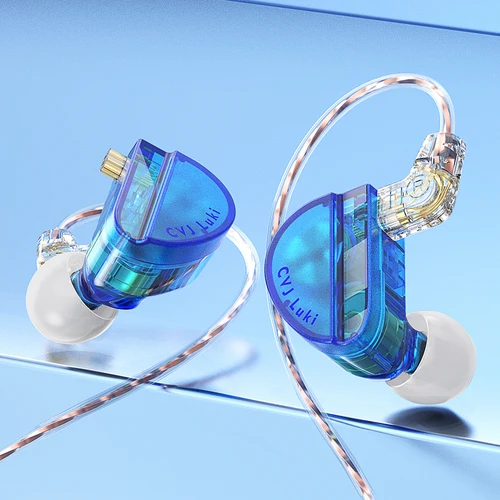 Imagen 2 del producto CVJ Luki-auriculares intrauditivos Vibradores para videojuegos, dispositivo de audio con vibración profesional, insignia dinámica de 10mm con micrófono HD