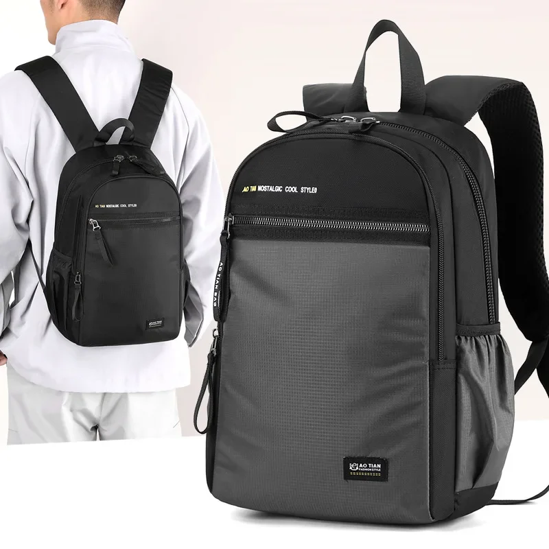 High Quality Men Backpack Waterproof Travel Rucksack Teenagers Boys Casual  Shoulder Bag mochilas 2024 New backpacks 가방 bolsas