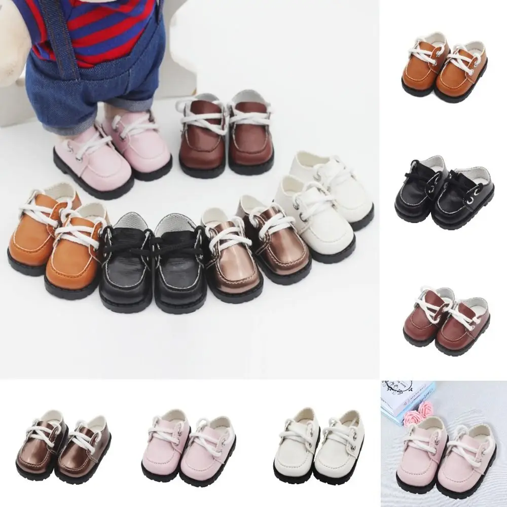 Chaussures miniatures en cuir PU pour enfants, mini vêtements, beurre, chaussures légères, chaussures mignonnes, jouets Kiev illage