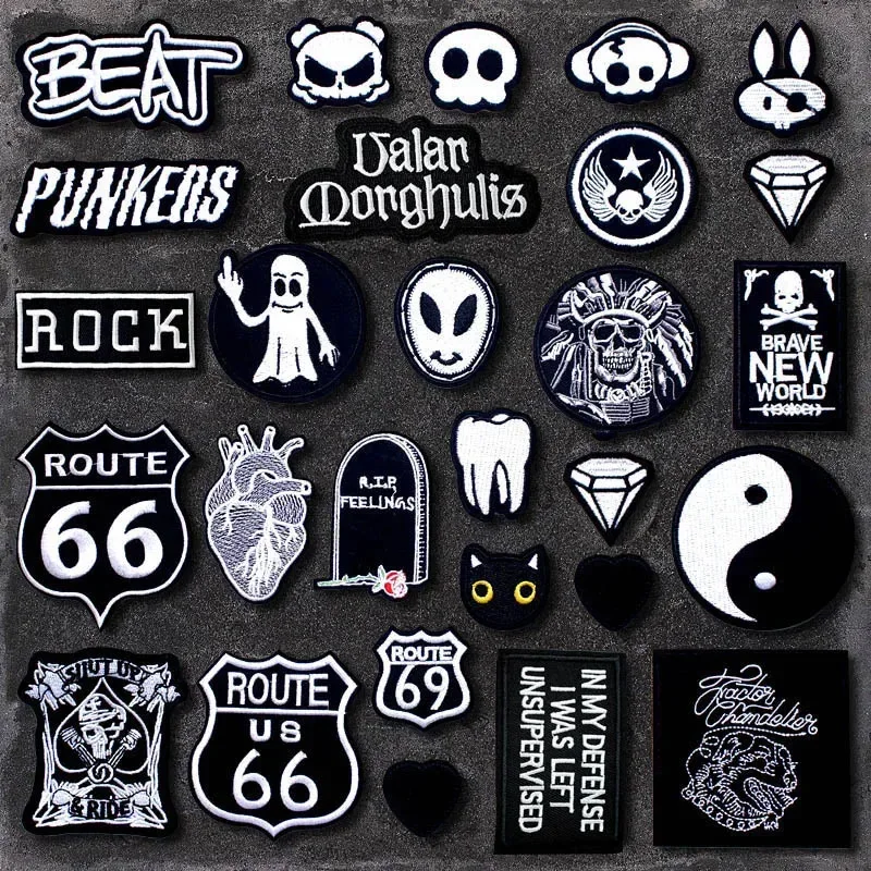 DIY Cloth Badges Mend Decorate Iron On Patch Clothes Apparel Decoration Applique YX-X9958