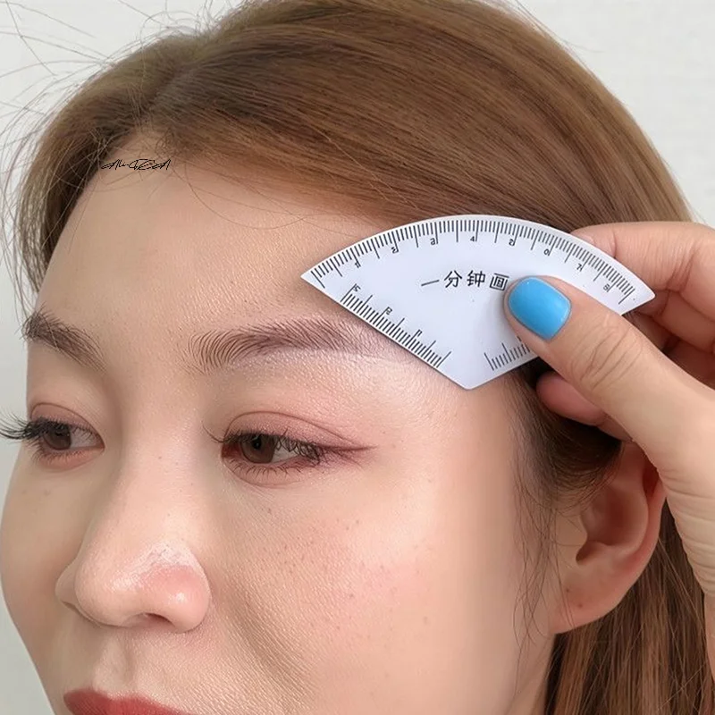 Fast Drawing Eyebrow Design Ruler Microblading Mapping Tool Permanent Makeup Shaping Guide Ruler for Tattoo Supplies Reusable