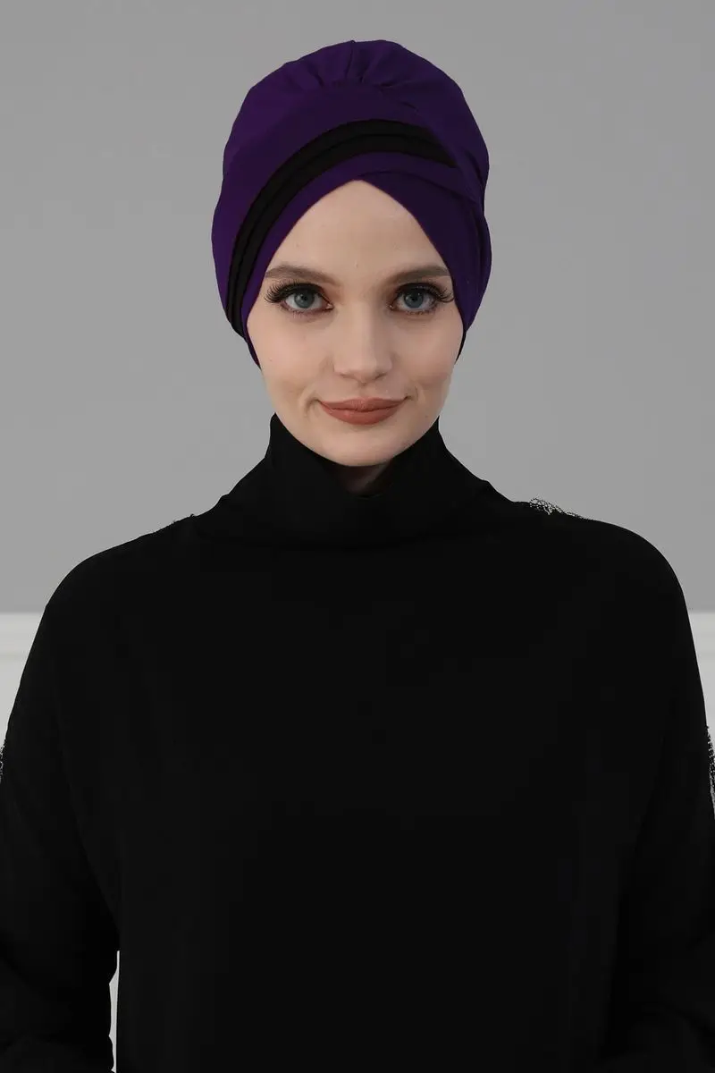 Doppel farbe gekämmte Knochen lila