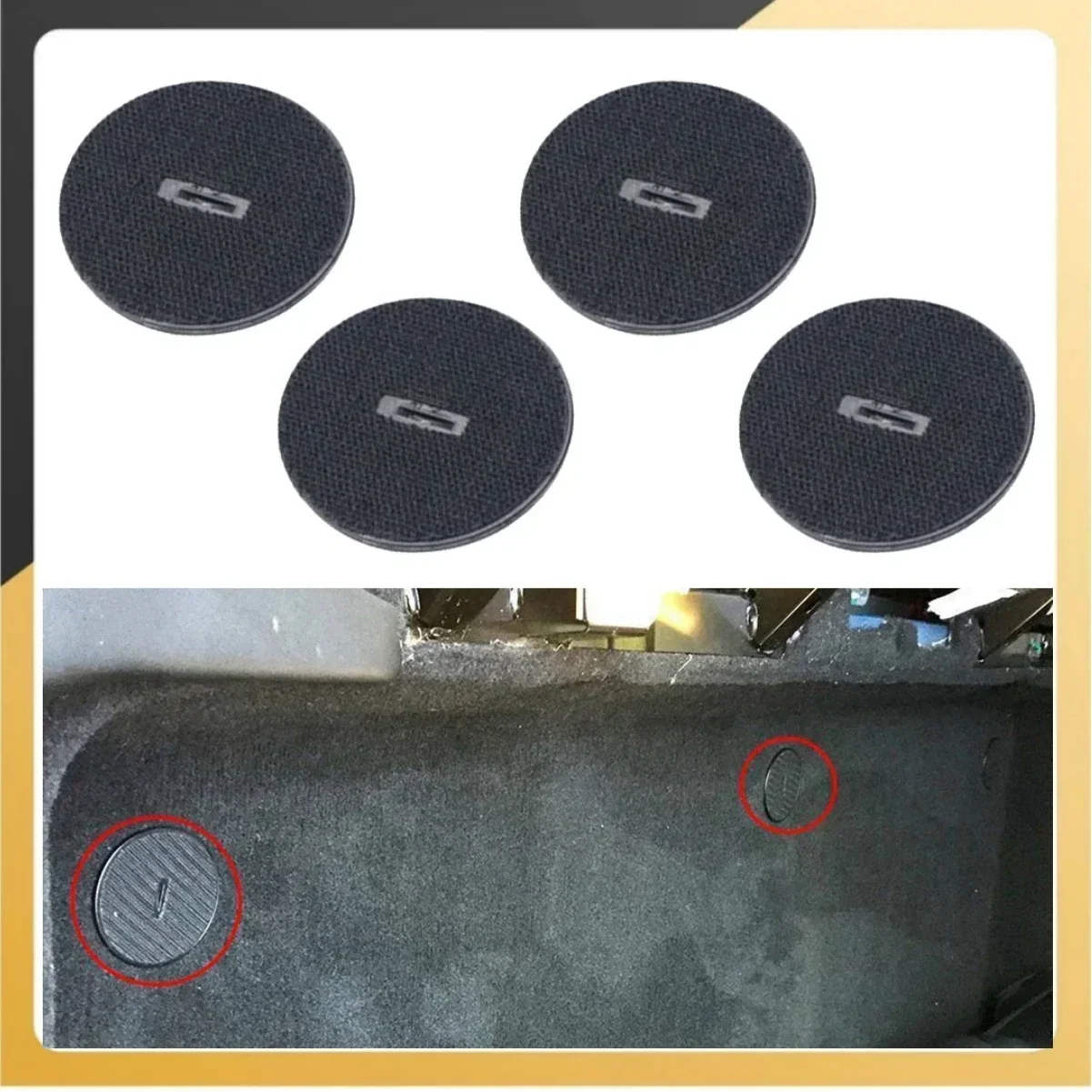 4x Clips de alfombrilla de coche con bloqueo en T para BMW 1 2 3 4 5 6 7 Series F20 F22 E46 F32 E60 E63 para MINI sujetador de fijación alfombra de suelo 9166609   T189