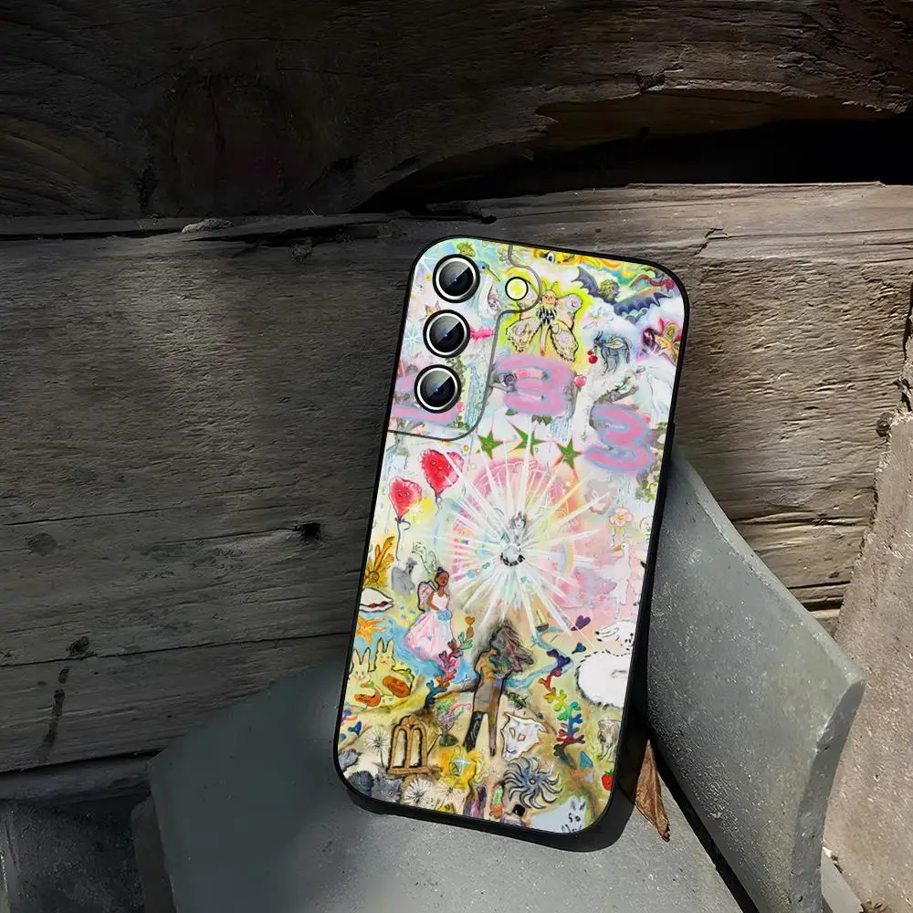 Bladee 333 Drain Gang Icedancer Cassa Del Telefono Per Samsung Galaxy S24 S25 S22 S23 S25 S21 Ultra Fe Più A16 A55 A54 A24 A52 Coque-image