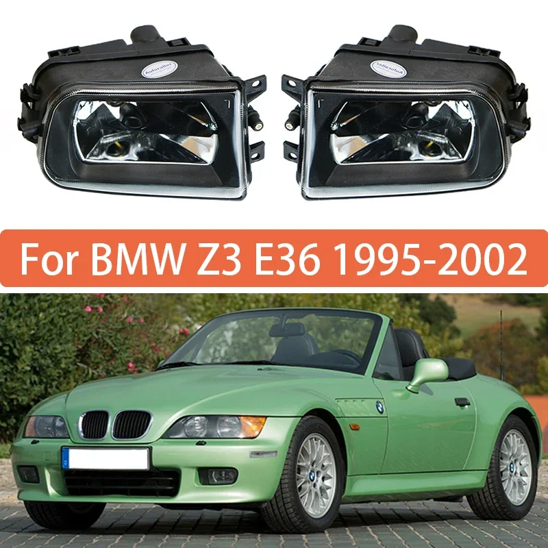 Lampa przeciwmgielna do BMW Z3 E36 1995 1996 1997 1998 1999 2000 2001 2002 przedni zderzak światło przeciwmgielne 63178381977 63178381978 — 2