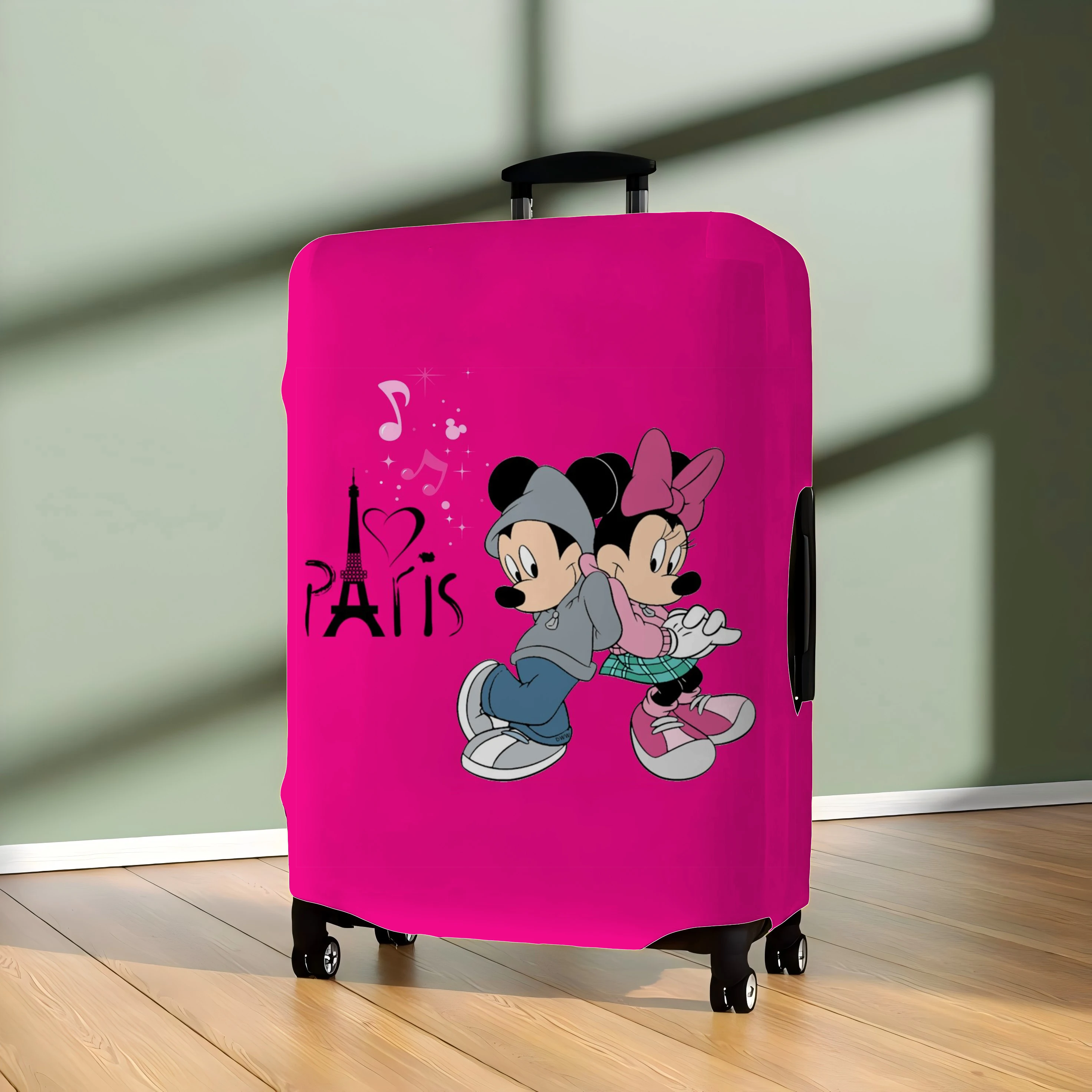 Suitcase Cover Protector Minnie Mouse For Travel Storage Bag Accessories Mickey Luggage Protective Disney Case Covers Traveling