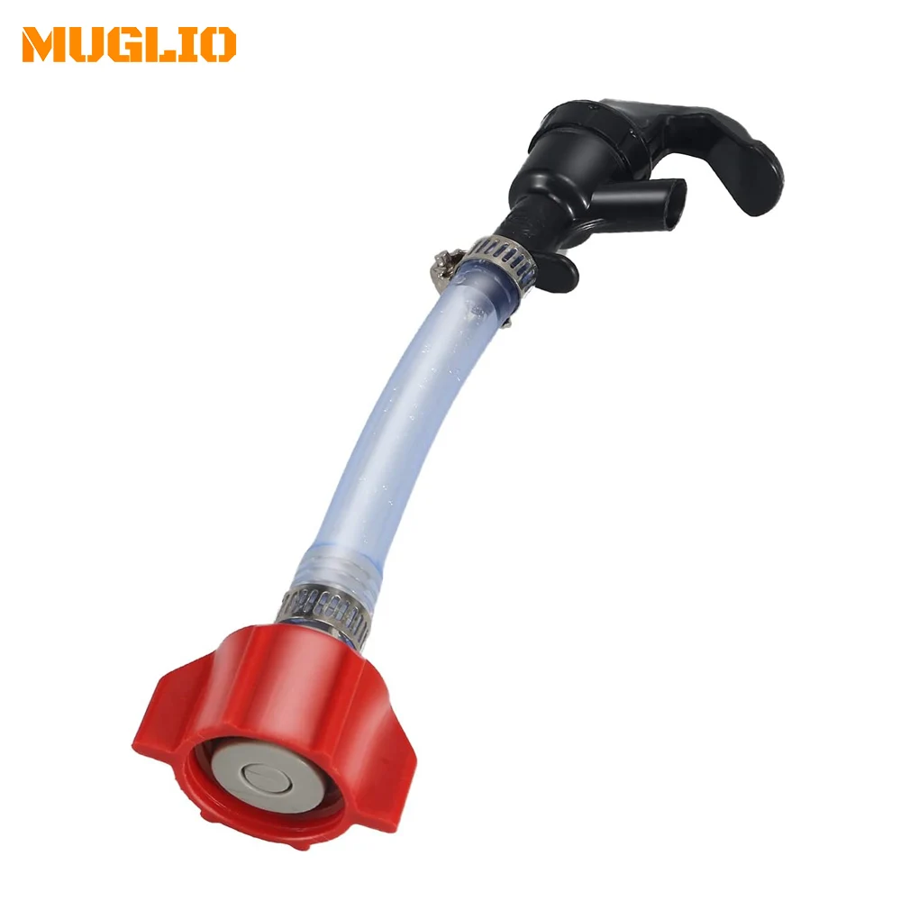 MUGLIO Red BIB Tap Valve for Coca Cola Bag in Box Syrups Picnic Faucet Soda Dispensing Hose Kit by MUGLIO