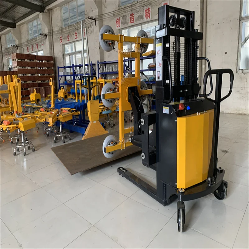 Small Mobile Forklift Suction Cup Glass Lifter Window Glass Lift Equipment Vacuum Lifter