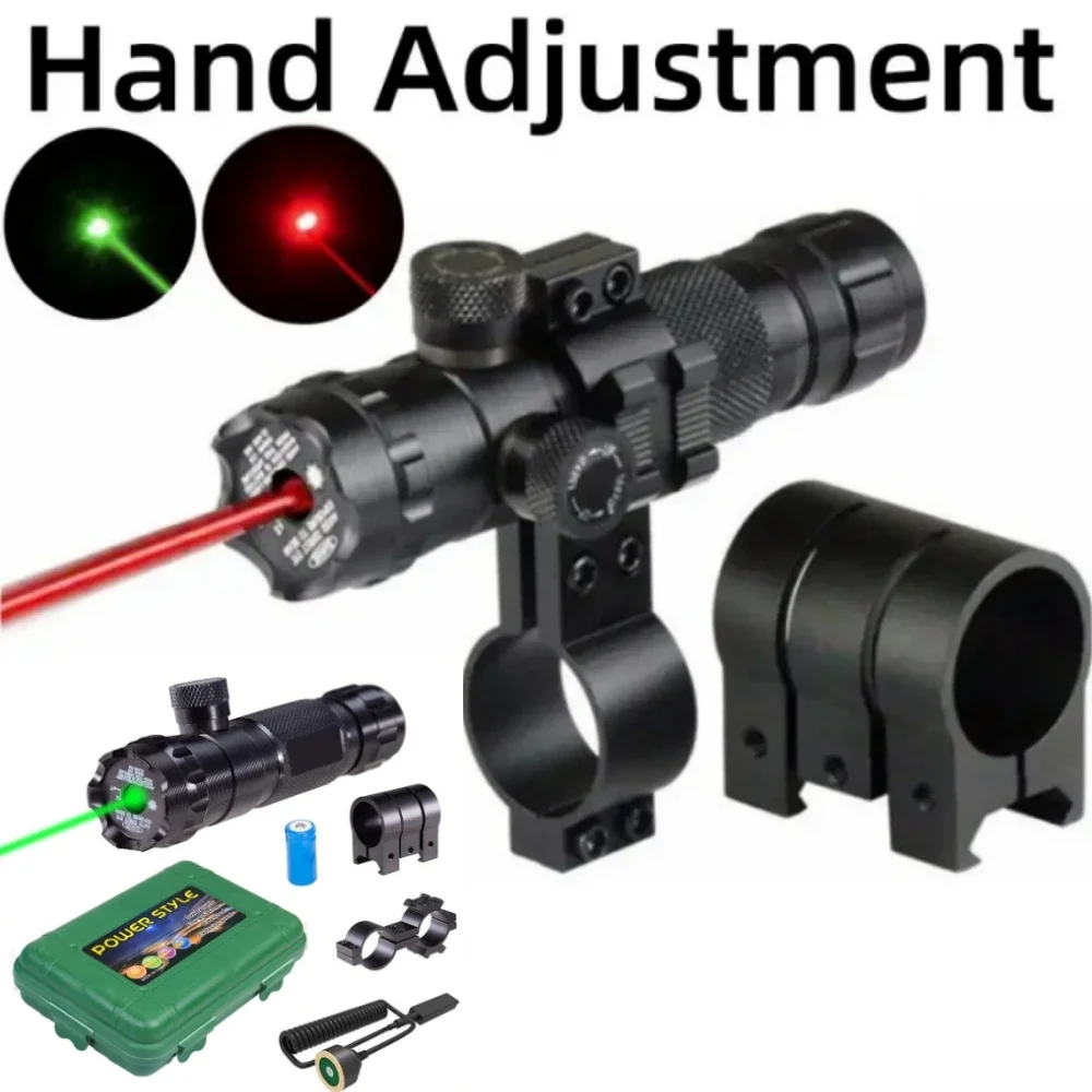 Laser Pointer Pen Red Laser Can Be Adjusted Up And Down Left Right Infrared Set Sight Calibrator Hand-adjusted Laser Pointer