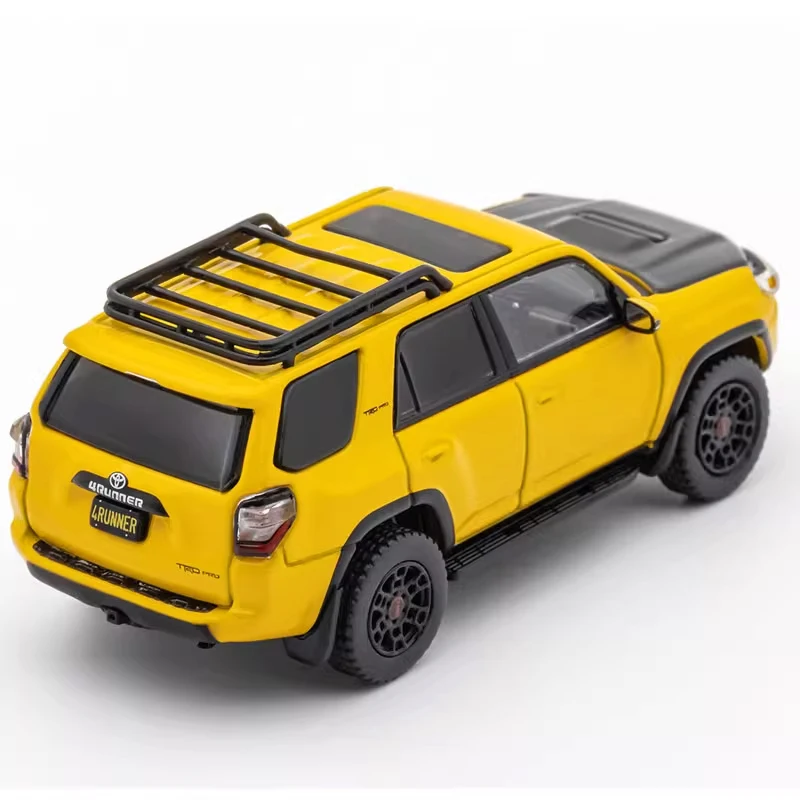 1:64 Scale Toyota Speedmaster 4 Runner Trd Pro 2022 SUV Simulation Alloy Car Model Static Display Collectible Toy Gift Souvenir