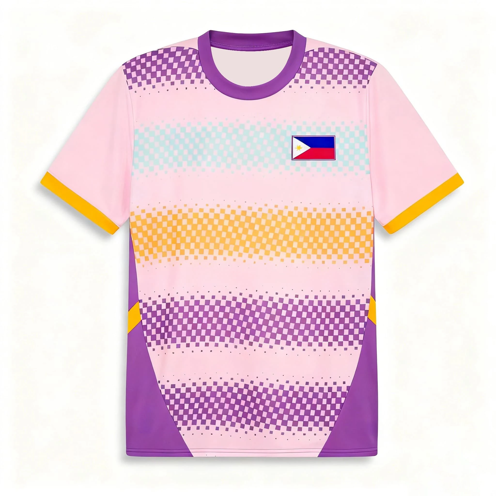 Jersey Sommer Philippinische Freizeit-Tops Damen T-Shirt Herren T-Shirt Jungen T-Shirt Top Kinder Rundhals Schnelltrocknend Kurzarm Kinder T-Shirt – Detail 6