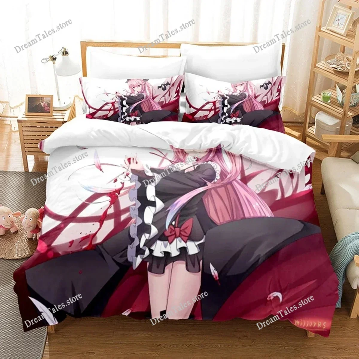 

Home Textile Cartoons Seraph of The End Cover Duvet Cover Pillow Case Boy Girl Polyester Bedding Set King Queen Twin Size