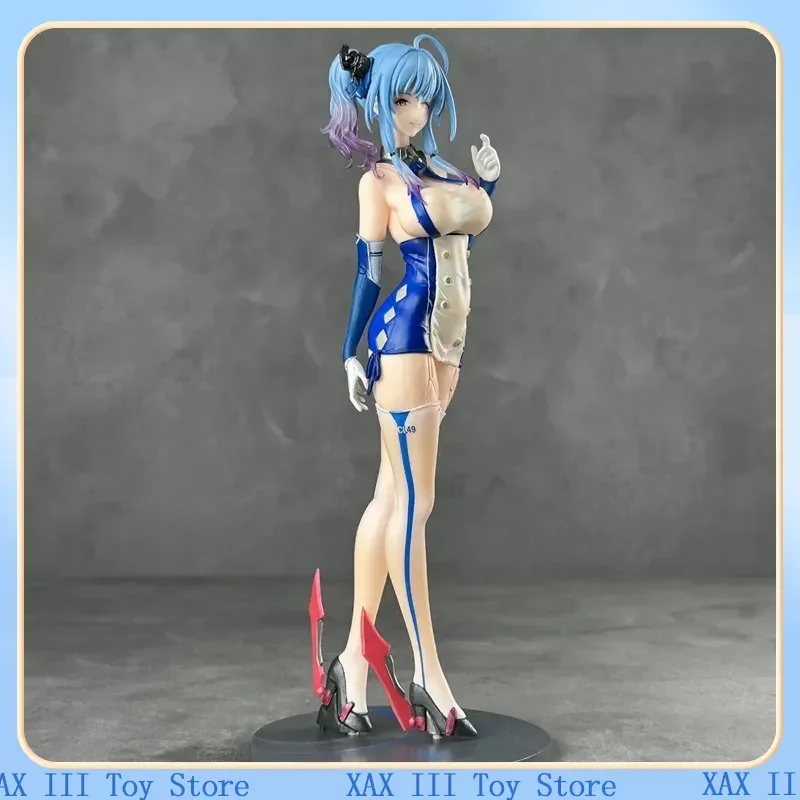 

New Azur Lane Character Uss St Louis Ice Blue Beautiful Girl Figurine Model Toys Desktop Collection Ornaments Girl And Boy Gift