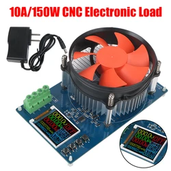 US Plug Battery Tools Adjustable Testing Module 150W 10A DC Electronic Load 4-wire Lithium Battery Tester