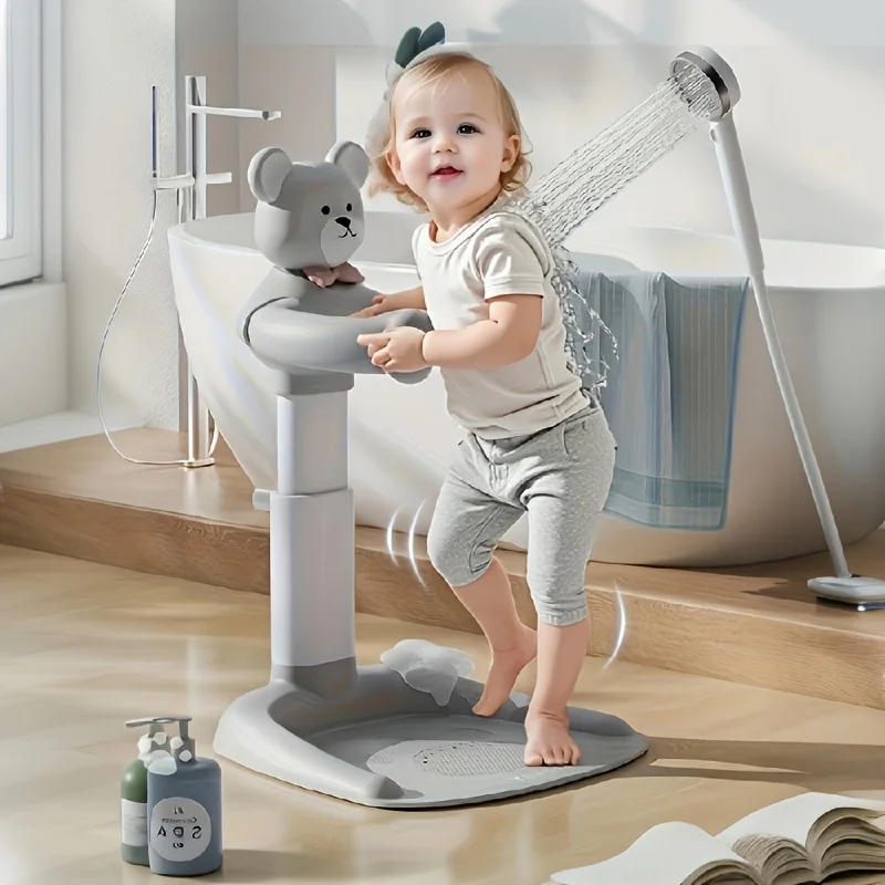 Adjustable Baby Bathtub Stand—High-quality, Ergonomically Designed, and Sturdy Support Suitable for Babies Aged 8–36 Months,