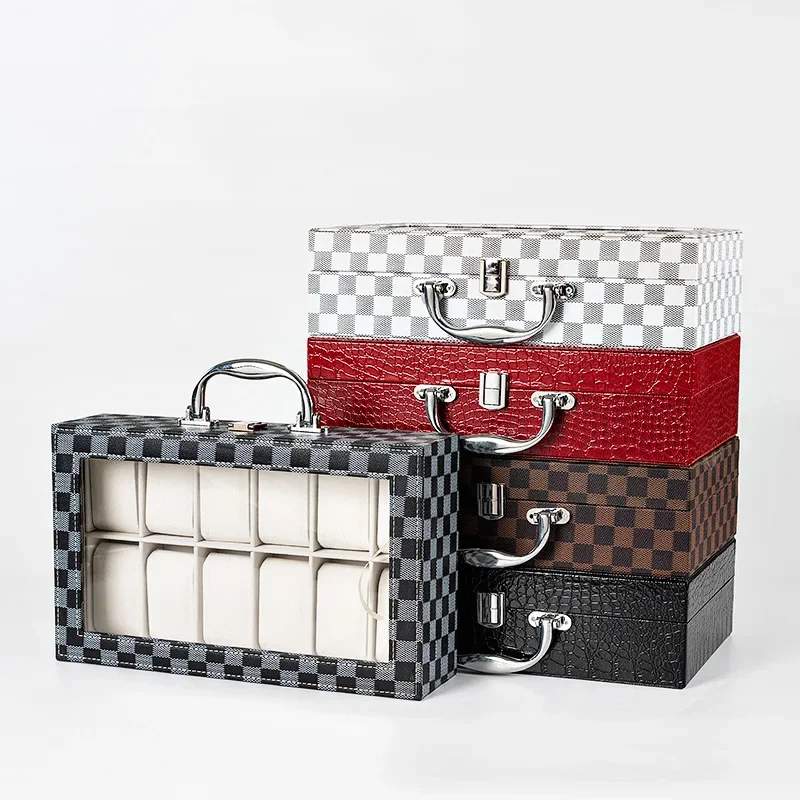 

Коробка для хранения подарков на 12 точек, высококачественная коробка для часов