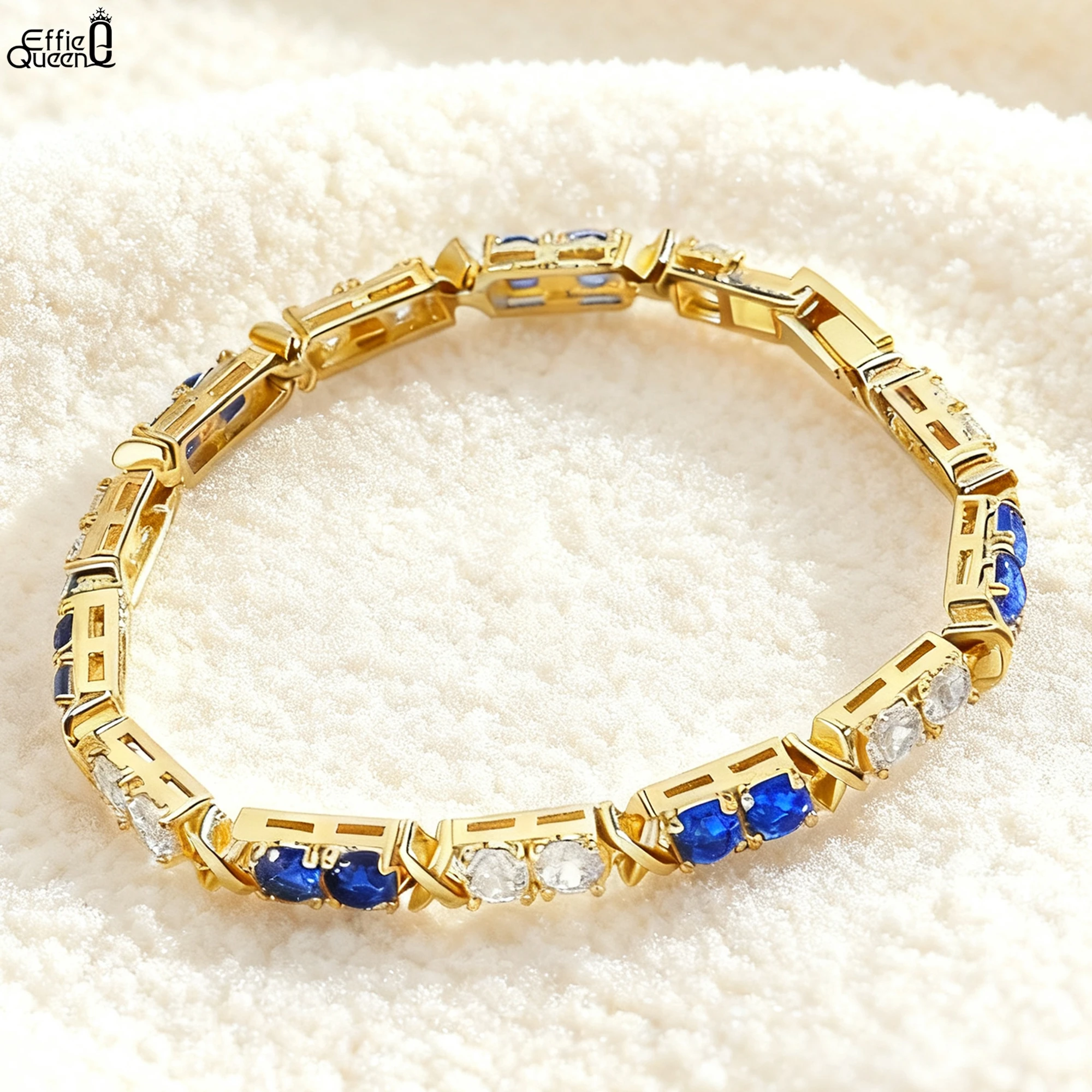 

EFFIE QUEEN Tennis Bracelet Charm 925 Silver Chain With 3-4mm AAAAA Zirconia Hand Accessory Jewelry 2025 Trend Bracelet SB206