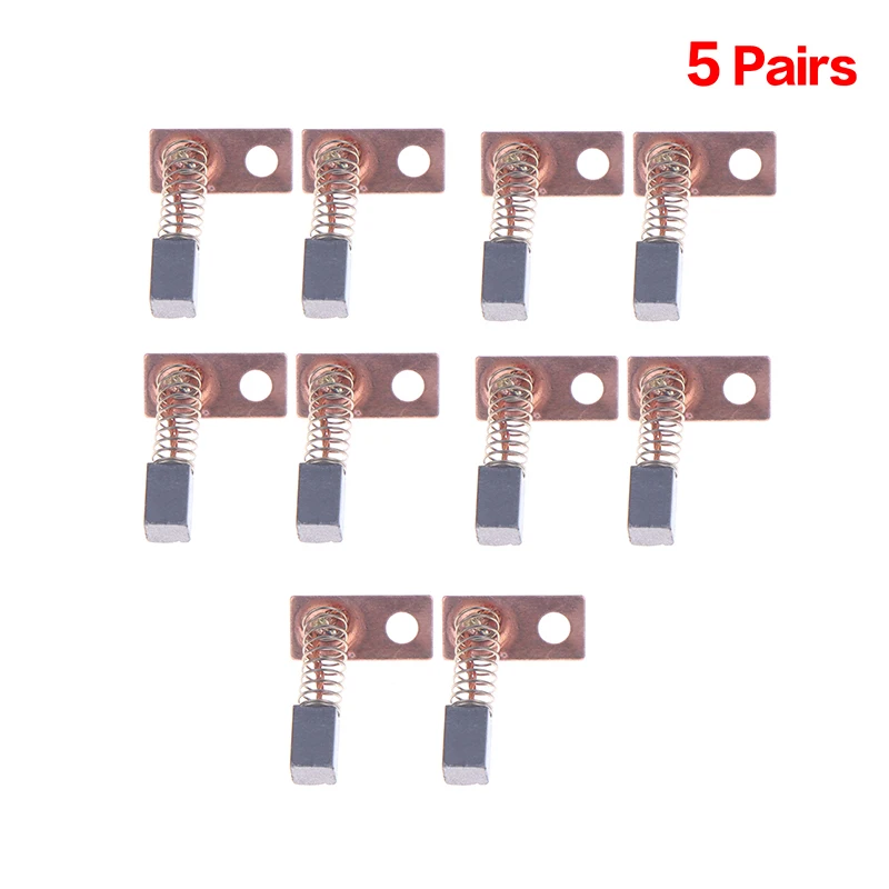 Akcesoria do elektrycznych frezarek do paznokci, uchwyty 2/5 par, wysokiej jakości szczotki węglowe, mocne 210 90 102L do frezarki do paznokci