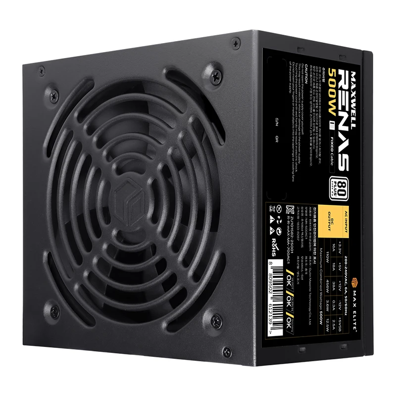 Maxwell Renas 500W 80Plus Standard Power Supply