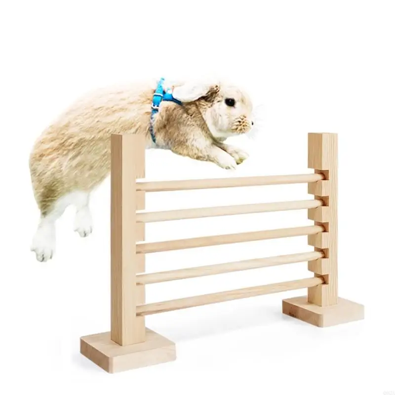 Q9QA Gerbil Jump Bar Hurdle Jump Bar Obstacle Rod Adjustable for Hamster Mouse Cage Acessories