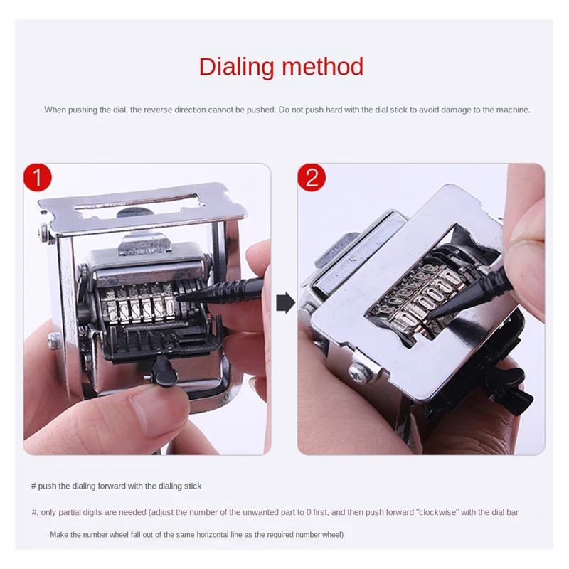 AA91 Automatic Coder 4Digit Number Machine Production Date Manual Coder Numbering Advance Machine Quick-Drying Ink Black