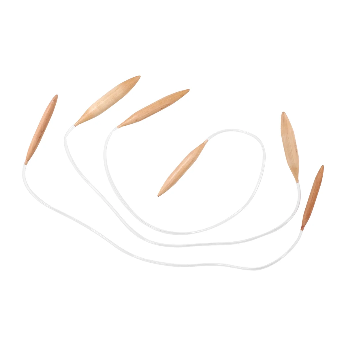 ABNH Bambus-Rundstricknadel-Set, übergroße Rundstricknadeln, Jumbo-Nadeln für klobiges Garn, US-Größe 19, 35, 50